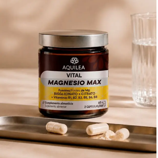Aquilea Vital Magnesio Max 60 caps | Potencia para energía y músculos