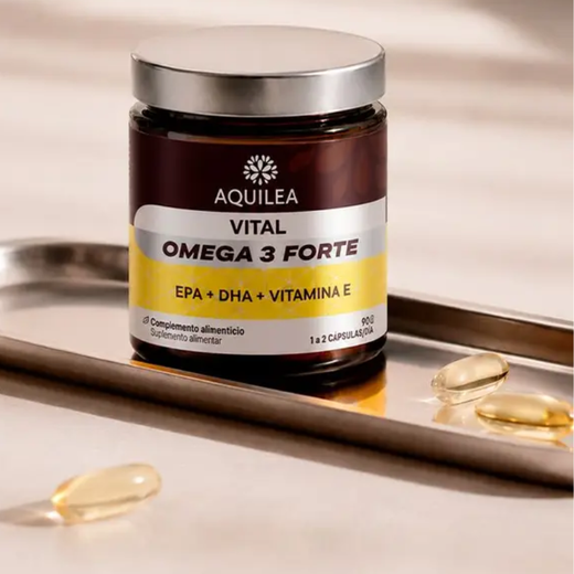 Aquilea Vital Omega‑3 Forte 90 caps | DHA y EPA para corazón y mente