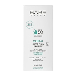 Babé Mineral Super Fluid Invisible SPF50 50ml – Fotoprotector 100% mineral