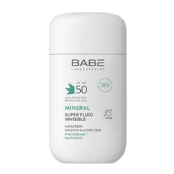 Babé Mineral Super Fluid Invisible SPF50 50ml – Fotoprotector 100% mineral