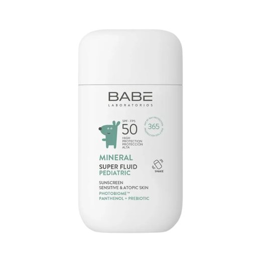 Babé Super Fluid Mineral Pediatric SPF50 50 ml – Fotoprotector 100% Mineral