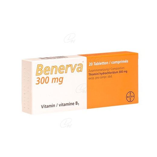 Benerva 300 Mg Comprimidos Recubiertos Con Pelicula 20 Comprimidos