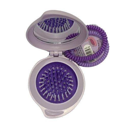 Beter Raspall Plegable amb Mirall i Colleters 1u (Verd, Lila i Rosa)