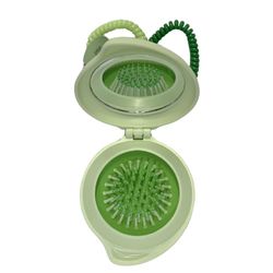 Beter Raspall Plegable amb Mirall i Colleters 1u (Verd, Lila i Rosa)