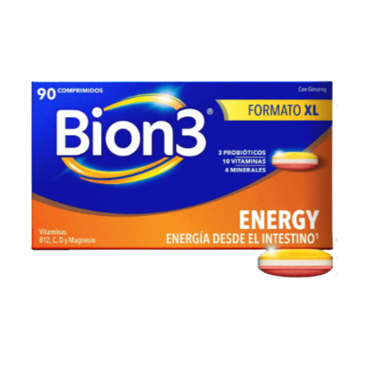 Bion3 Energy Comprimidos 90 uds – Para Energía Física y Mental