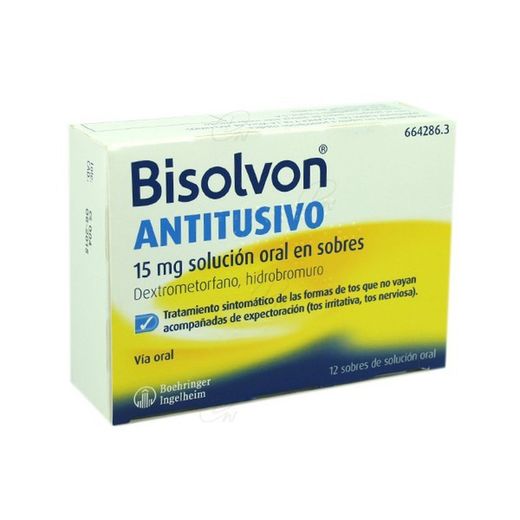 Bisolvon Antitusivo 15 Mg Solucion Oral En Sobres 12 Sobres