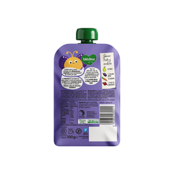Blédina Pera, Ciruela Pasa, Zanahoria y Remolacha 100 g – Bolsita infantil