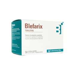Blefarix Toallitas Estériles – Higiene de párpados y pestañas (50 uds)