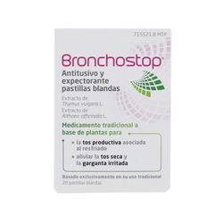 Bronxostop Antitusiu i Expectorant 20 Pastilles Toves
