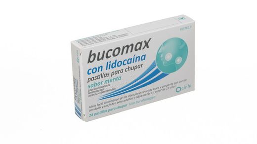Bucomax Con Lidocaina Pastillas Para Chupar Sabor Menta 24 Pastillas