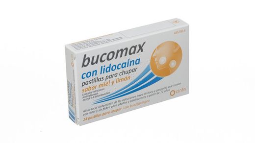 Bucomax Con Lidocaina Pastillas Para Chupar Sabor Miel Y Limon 24 Pastillas