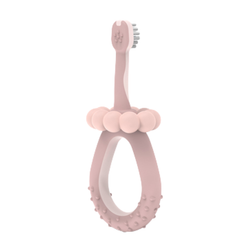 Cepillo de Dientes para Bebé Rosa – Cerdas Suaves y Mango Ergonómico