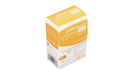 Cinfamucol Acetilcisteina 600 Mg Polvo Para Solucion Oral 10 Sobres