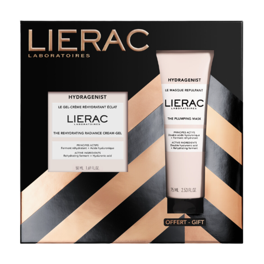 Cofre Hydragenist Lierac – crema hidratant lluminositat + sèrum rehidratant