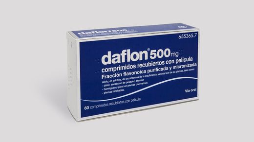 Daflon 500 500 Mg 30 Comprimidos Recubiertos