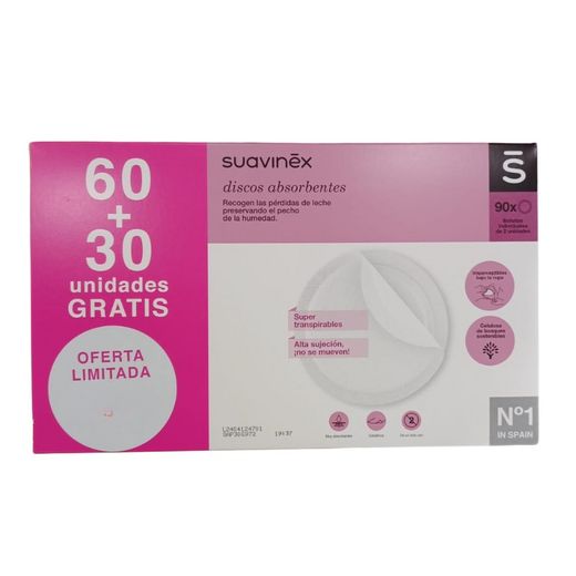 Discos protegits Nature 60 Uds Suavinex