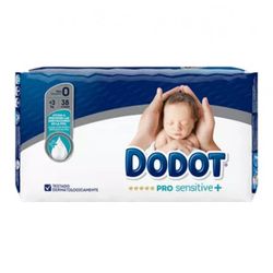 Dodot Pro Sensitive Talla 0 Menys 3 Kg 38 Panals