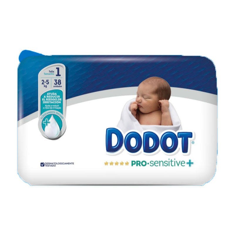 Dodot Pro Sensitive Talla 1 38u: Protección y Comodidad de