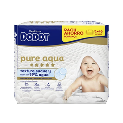 Dodot Tovalloletes Pure Aqua 144 u. – 99% aigua, pell sensible, sense plàstic