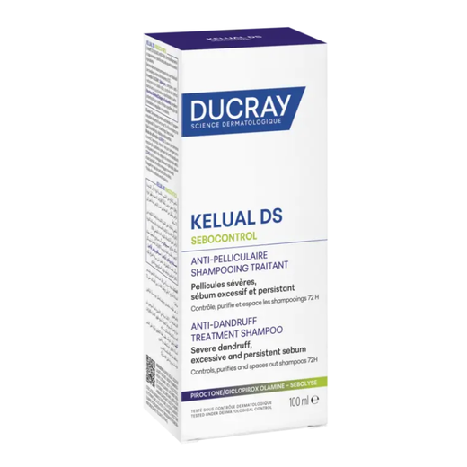 Ducray Kelual DS Sebocontrol 100 ml | Champú Anticaspa