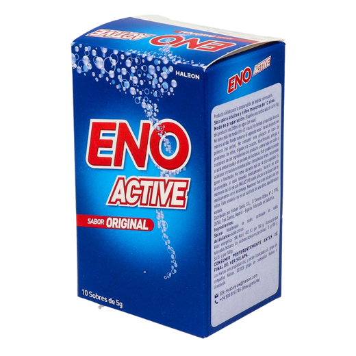 ENO Active 10 Sobres Sabor Original – Alleugeriment Ràpid de l'Acidesa Estomacal