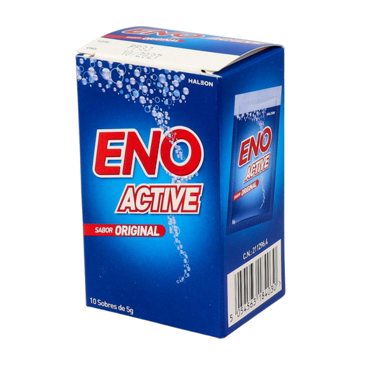 ENO Active 10 Sobres Sabor Original – Alleugeriment Ràpid de l'Acidesa Estomacal