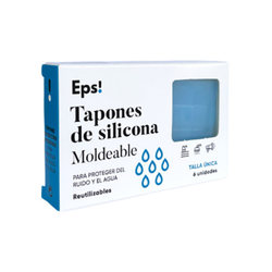 EPS! Tapón Silicona Moldeable 6uds – Protección Auditiva contra Agua y Ruido