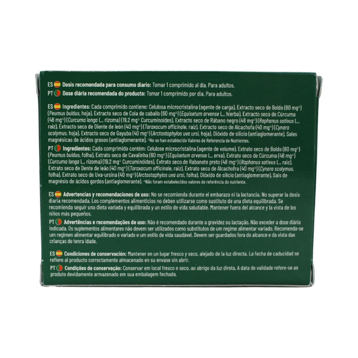 Essentialis Detox 30 comp – Carxofa, cúrcuma i plantes depuratives