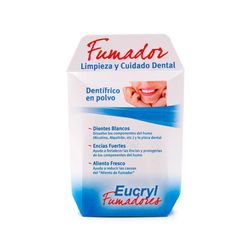 Eucryl Fumadores Cuidado Integral Polvo Dental 50 G
