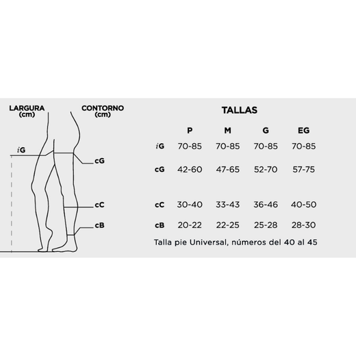 Farmalastic Media Llarga Cavaller Compressió Normal 22-29mmHg