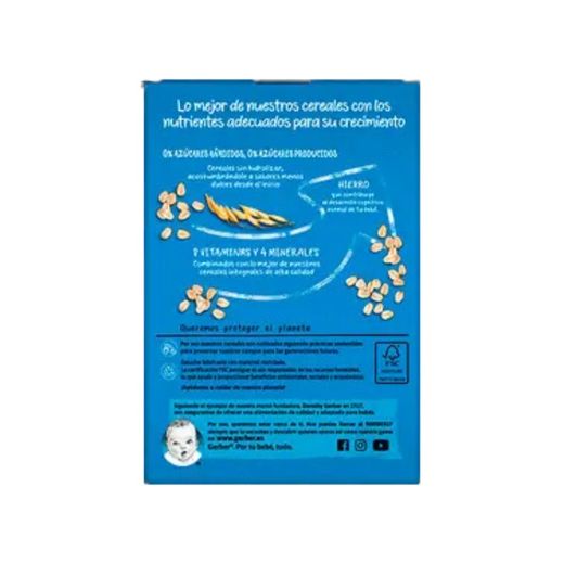 Gerber Farinetes de cereals per a nadons Multicereals 270gr