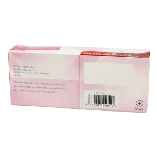Ginecanesten 100 Mg Comprimits Vaginals 6 Comprimits
