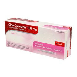 Ginecanesten 100 Mg Comprimits Vaginals 6 Comprimits
