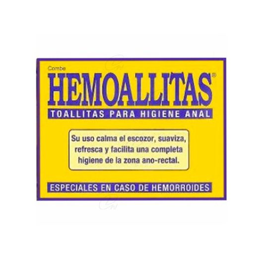 Hemoallitas Higiene Anal 10 Toallitas