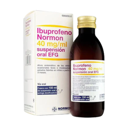 Ibuprofè Normon Efg 40 Mgml Suspensió Oral 150 Ml