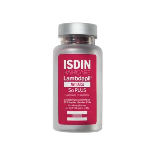 ISDIN Lambdapil 5𝛂 Plus Cápsulas | Fuerza y densidad capilar