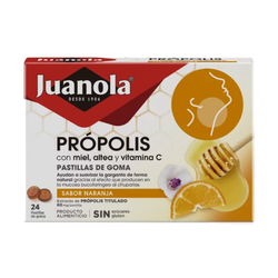 Juanola Propolis Miel Altea Vitamina C 24 Pastillas