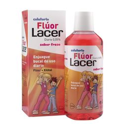 Lacer Col·lutori Fluor Diari 005 Maduixa 500 Ml