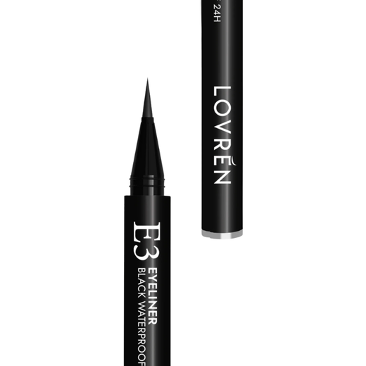 Lovrén E3 Eyeliner Black Waterproof 24h