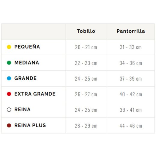 Mitja Llarga Blonda Compressió Mitja 22-29 mm Hg