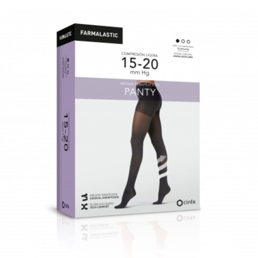Mitjana Terapèutiques Panty Compressió Lleugera 15-20 mm Hg