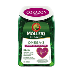 Möller’s Omega-3 Corazón con EPA y DHA – Protección Cardiovascular Diaria