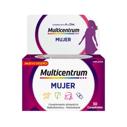 Multicentrum Mujer 30 Comp – Energía, Huesos e Inmunidad