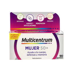 Multicentrum Mujer 50+ 90 comprimidos – Multivitamínico para +50 años