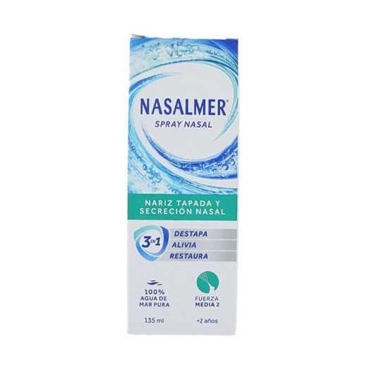 Nasalmer Força 2 Spray Nasal 135ml – Descongestió i neteja 3 en 1