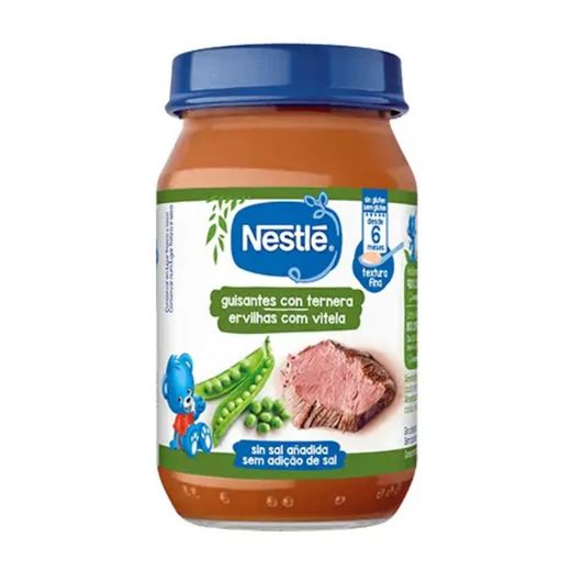 Nestle Tarrito de puré Pèsols amb Vedella 190gr