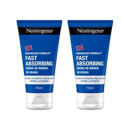 Neutrogena Crema De Manos Rápida Absorción 2x75ml