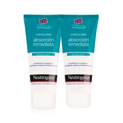 Neutrogena Pies Crema Absorcion Inmediata 100 Ml + 100 Ml