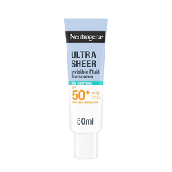 Neutrogena Ultra Sheer Invisible Oil Control SPF50 50ml – Para piel grasa