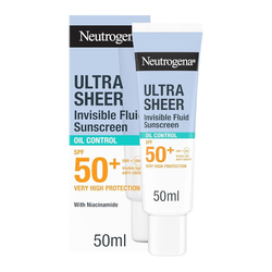 Neutrogena Ultra Sheer Invisible Oil Control SPF50 50ml – Para piel grasa